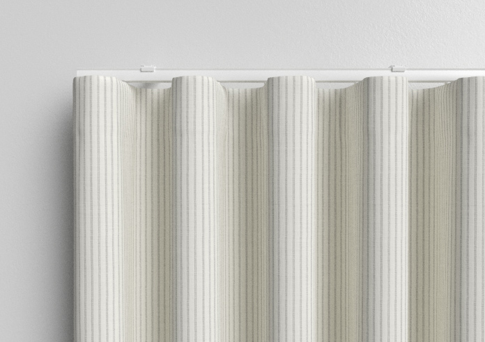 Laura Ashley Candy Stripe, Steel - Made to Measure Curtains - Image 13